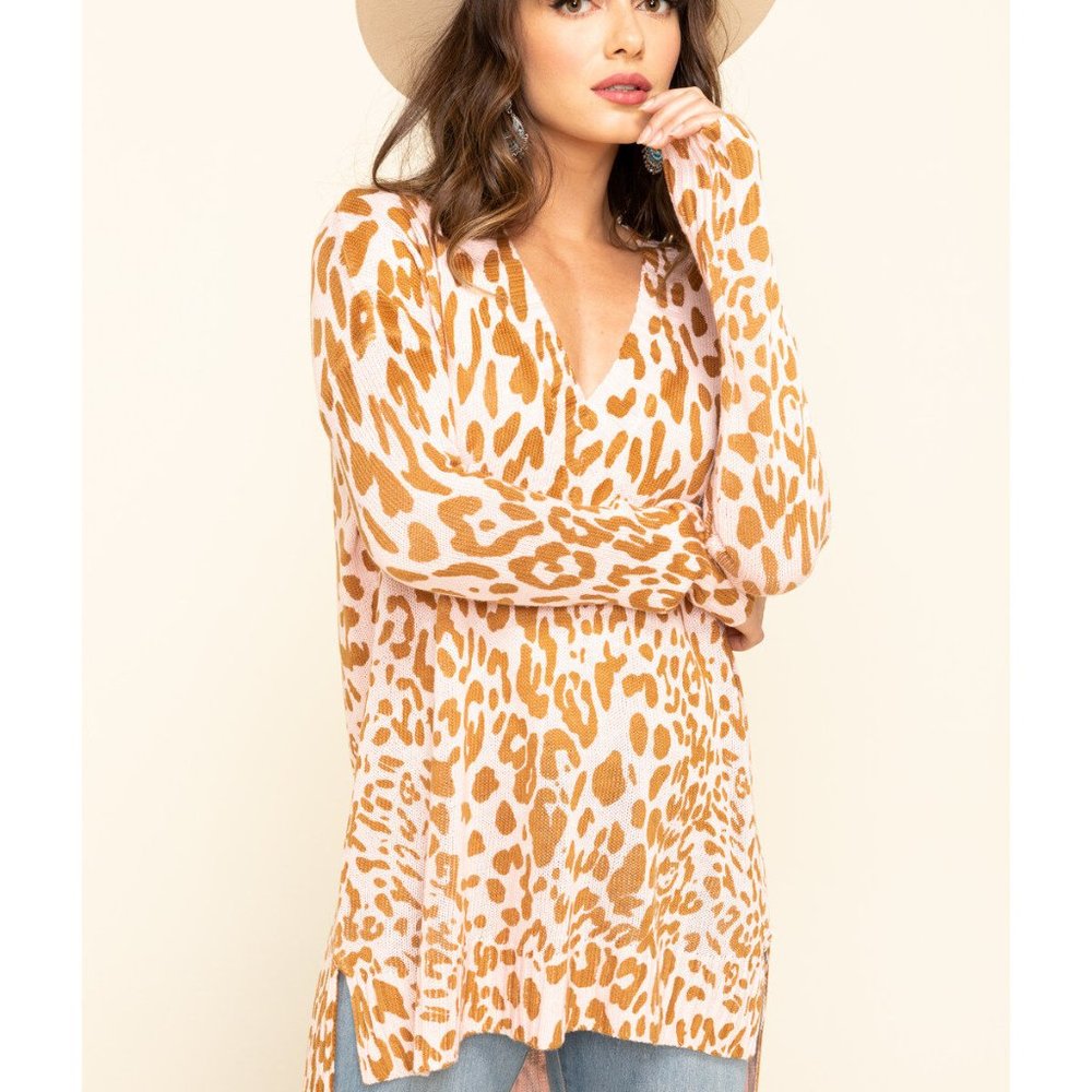 Show Me Your Mumu Cliffside Tunic Sweater Medium